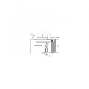 ALZAPAGLIOLO INOX 316 C/CHIAVE - immagine 3