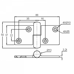 CERNIERA SFILABILE INOX SINISTRA - immagine 3