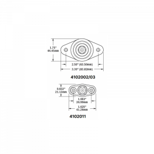 CONNETTORE ALTO AMPER. Ø M8 - immagine 3