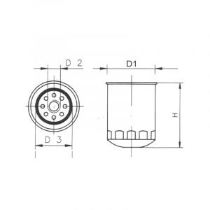 FILTRO GAS. MERCRUISER PERKINS VM - immagine 3