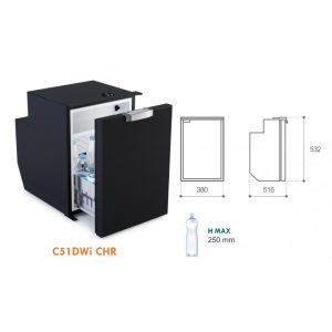 FRIGORIFERO/FREEZER C75 DW NERO - immagine 3