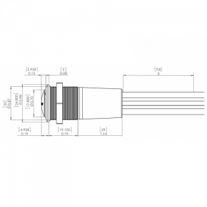 INTERRUTTORE A LED BLU-ROSSO OFF-ON - immagine 3
