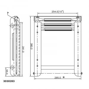 SCALETTA INOX A SCOMPARSA MM370x178 - immagine 3