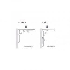 SUPPORTO PIEGHEVOLE INOX - immagine 3